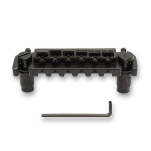 Wrap - Around Bridge Assembly (Black) - Parts - WM Guitars