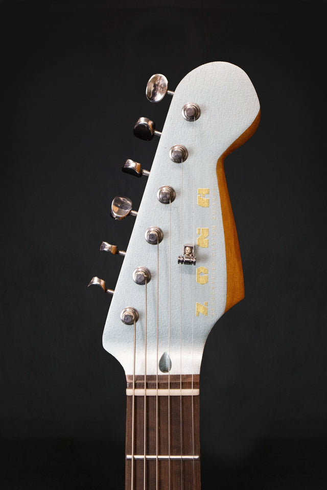Zona Isca Custom Ice Blue Handmade Electric Guitar - Electric Guitars - Zona