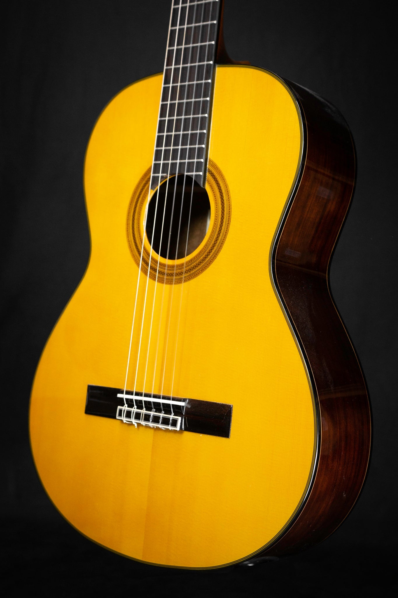 Aria A30S Classical Guitar Body Angled