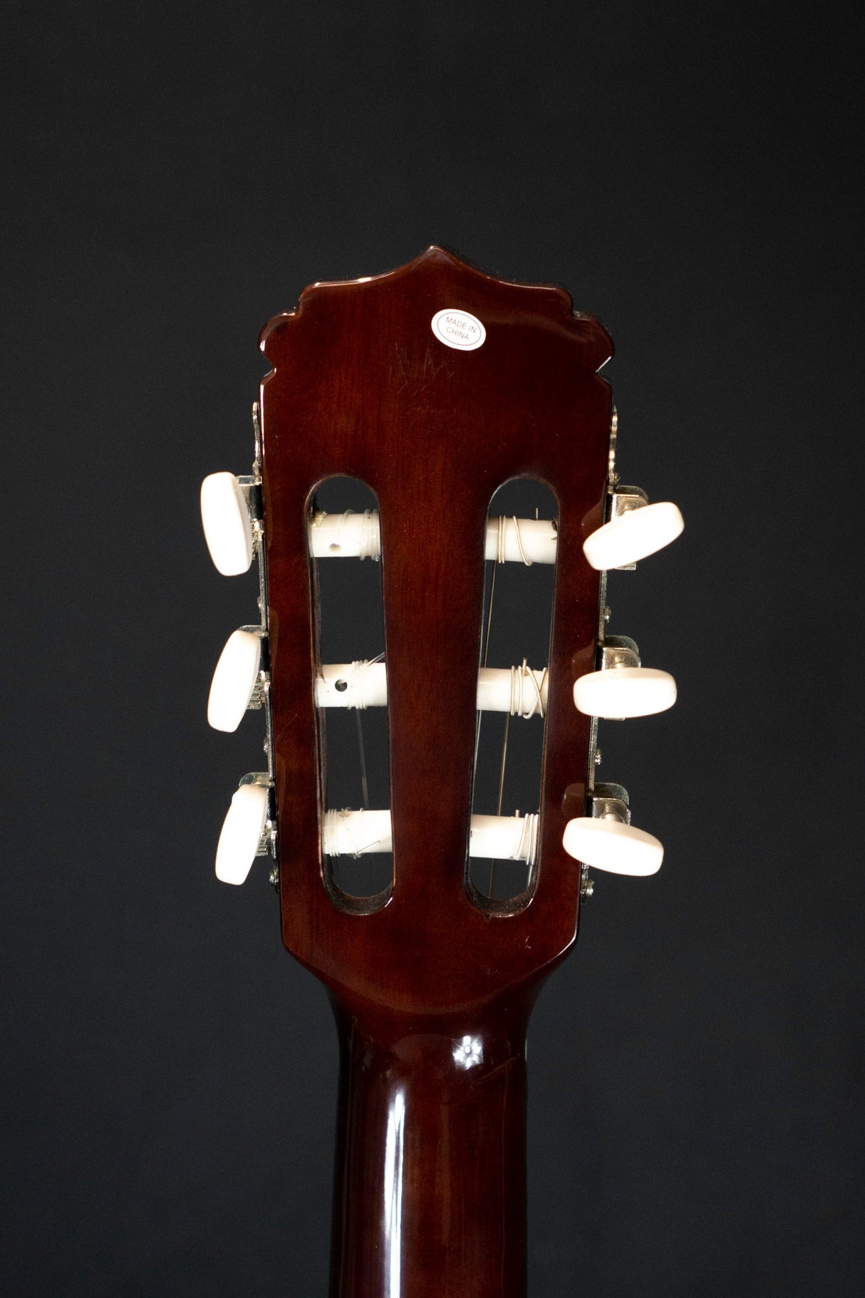 Aria Fiesta 3/4 Classical Guitar Headstock Back