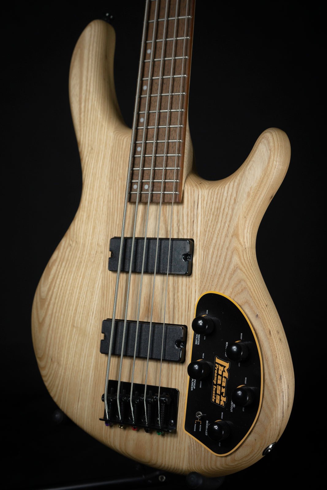 Cort DLX V AS Bass, Open Pore Natural - Bass Guitars - Cort