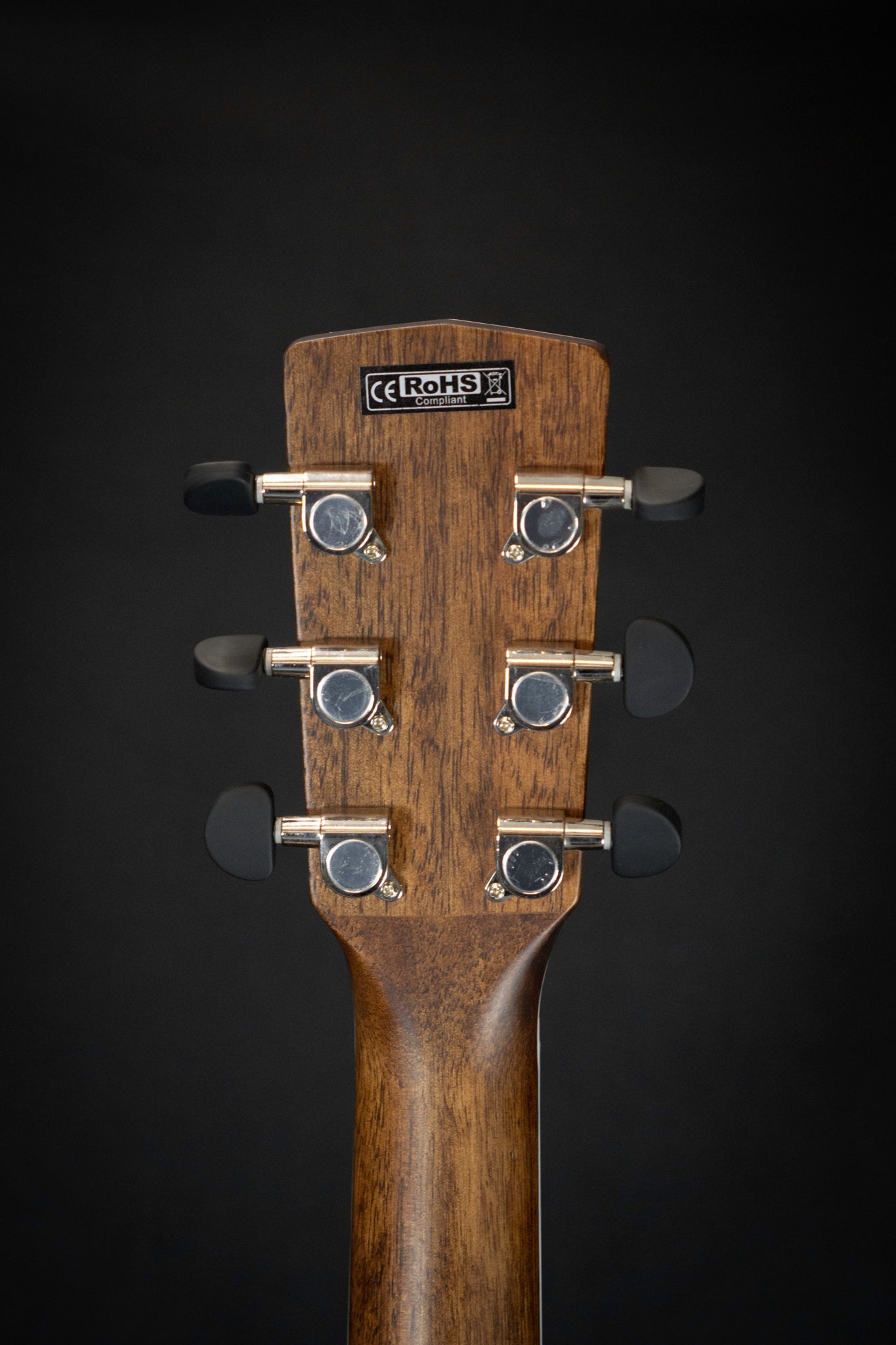 Cort GA5F FMH Grand Regal Acoustic Guitar Headstock Back
