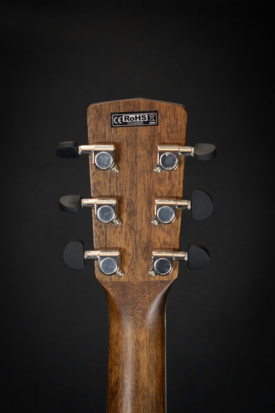 Cort GA5F FMH Grand Regal Acoustic Guitar Headstock Back