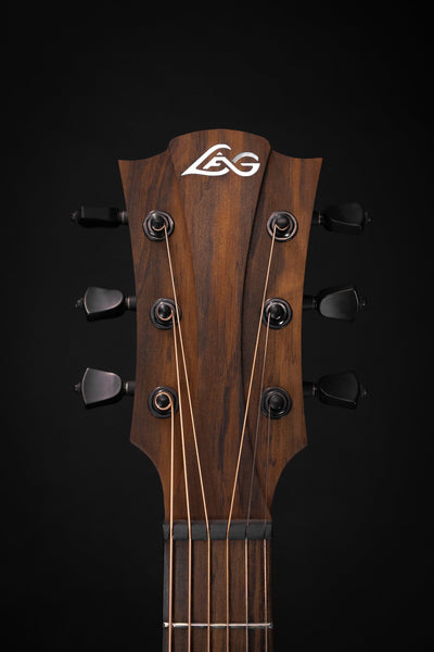 Lag Michael Haumont Acoustic Guitar Headstock Front