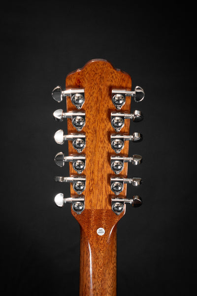 Rathbone R3 12 String Acoustic Guitar Headstock Back
