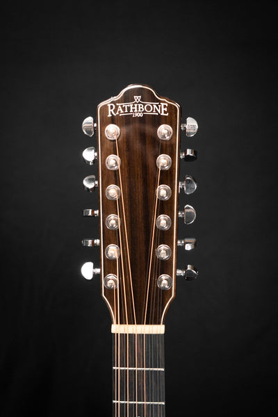 Rathbone R3 12 String Acoustic Guitar Headstock Front
