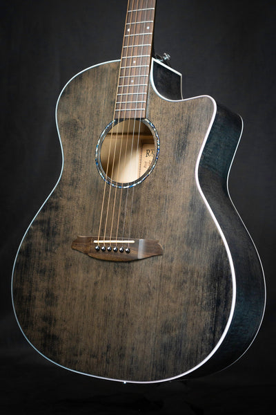 Rathbone R3 SMPCEBK Acoustic Guitar Body Angled