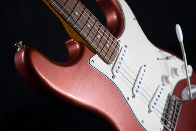 Woodstock Oldboy S Copper Firemist Guitar Detail